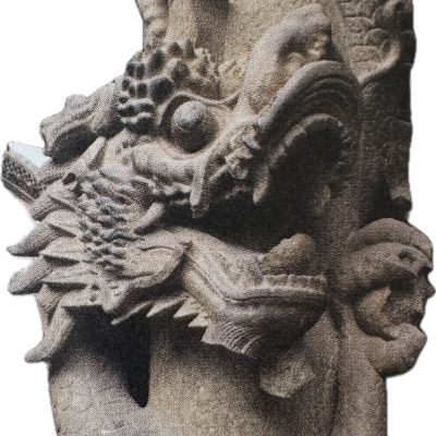 萧王庙龙柱局部